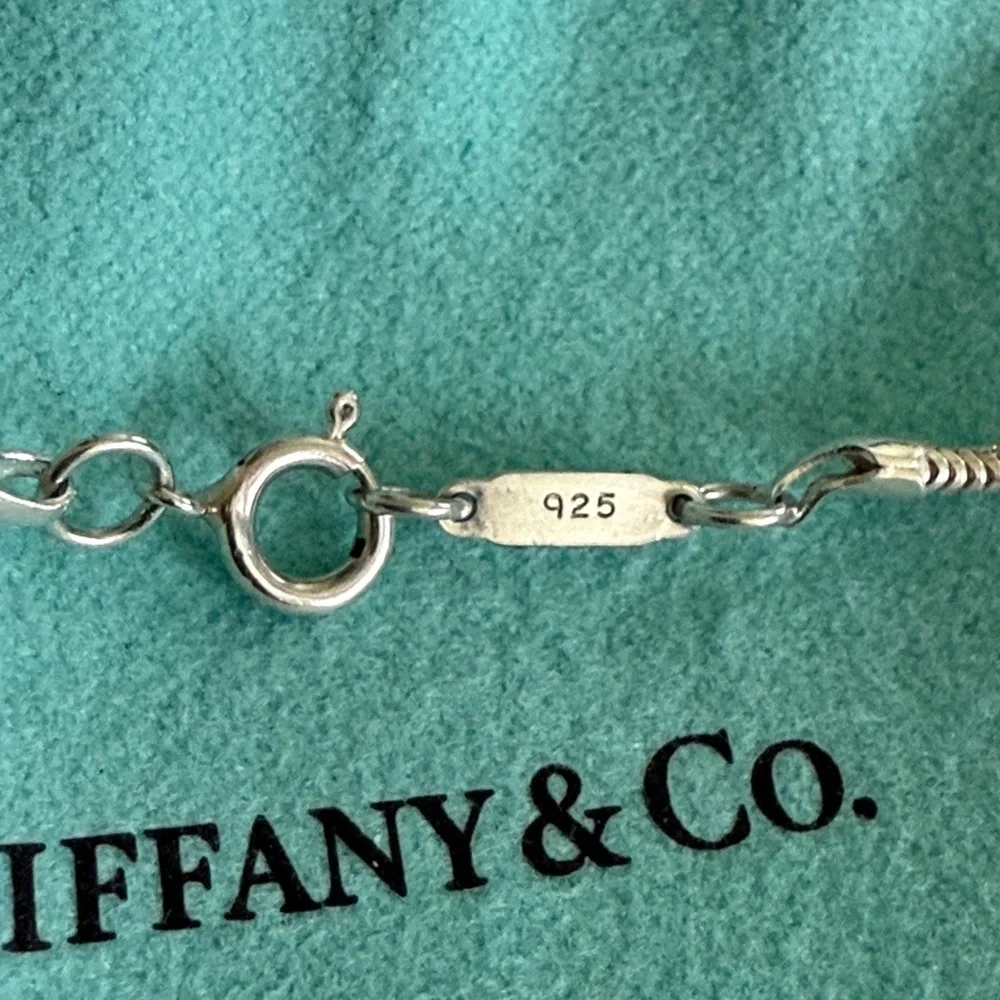 🩵Tiffany & Co. ©️2001 1837 Bar Pendant Necklace w/ 18” Chain